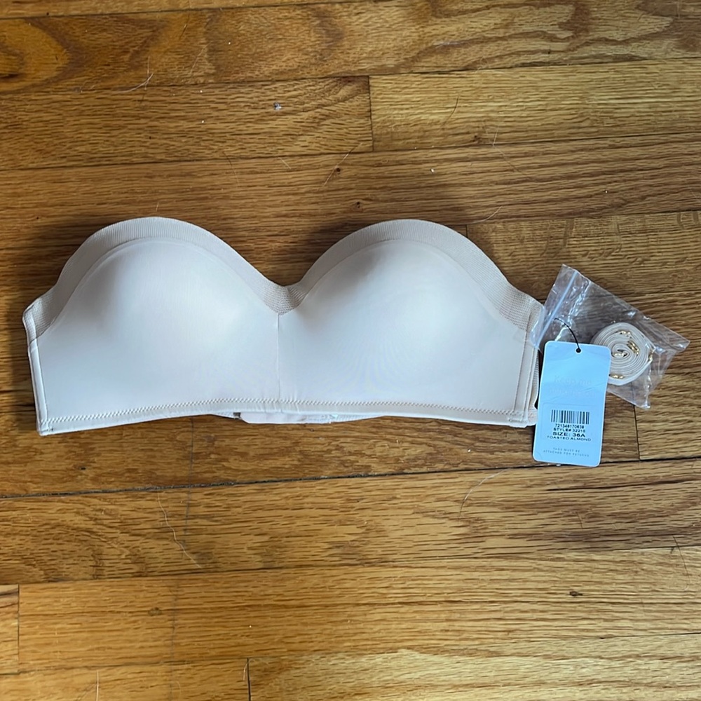 NWT Lively strapless bra 36A